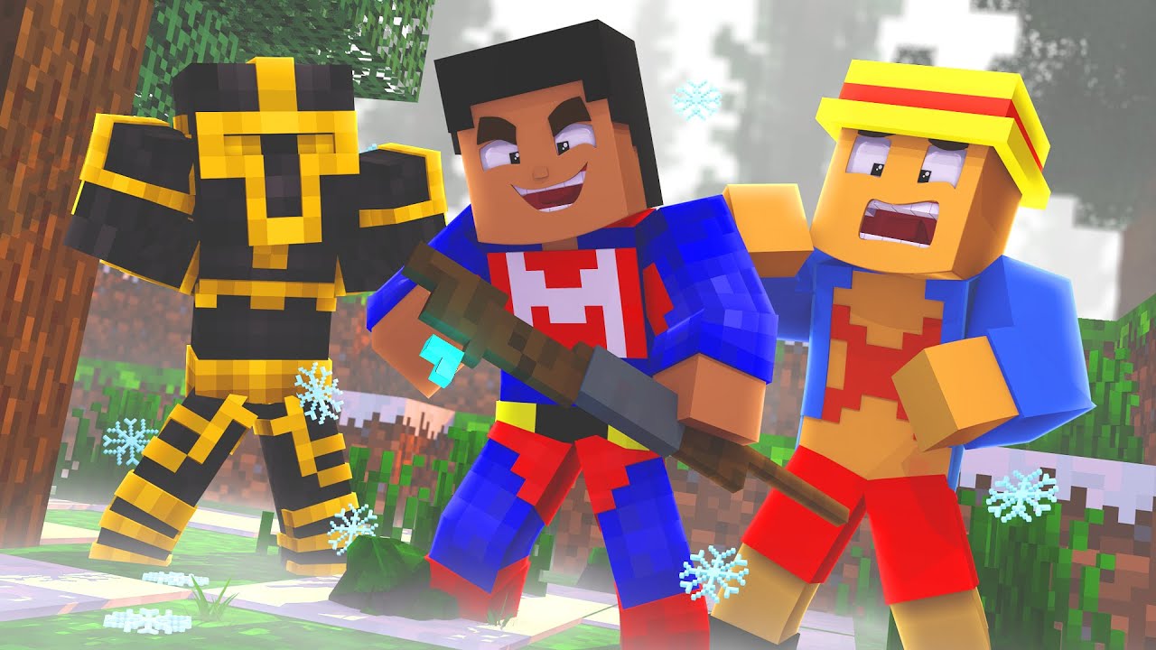 CONGELAMOS EL MUNDO ENTERO EN MINECRAFT TROLL 😱❄