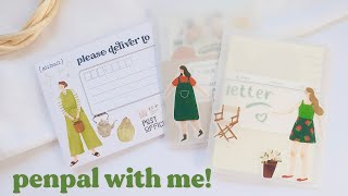 PEN PAL WITH ME 🌱 green spring theme