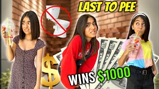 Last To Use The Bathroom Wins $1000 | GEM Sisters