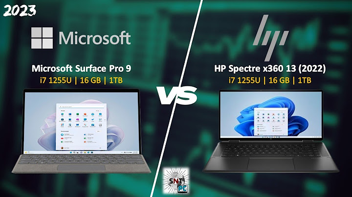 So sánh surface pro 3 and hp spectre x360