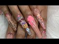XXL NAILS | nudes and pinks | Client edition | Freestyle