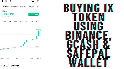 BUYING IX TOKEN OF THE PLANET IX USING BINANCE,GCASH AND SAFEPAL WALLET(TAGALOG PRESENTATION)