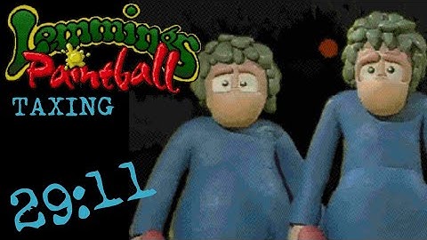 Lemmings Paintball (PC) - Taxing speedrun in 29:11