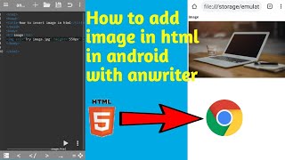 How to add image in html with anwriter in android screenshot 3