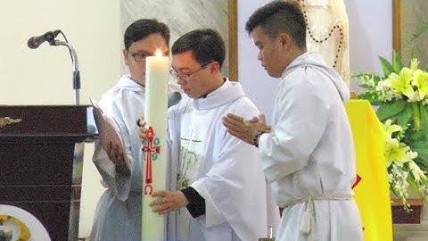 Gx Giuse Lao công Chợ cũ: Thứ 7 Tuần Thánh (20.04.2019) Phụng vụ Phép Rửa