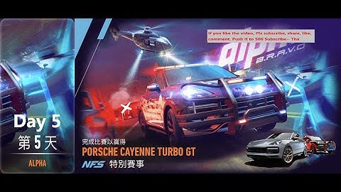 Porsche cayenne turbo gt | alpha B.R.A.V.O. | Need For Speed: No Limits | Day 5