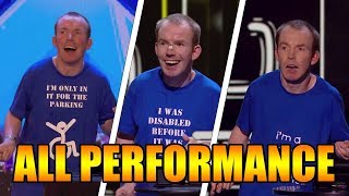 Lost Voice Guy Hilarious Comedian Britain's Got Talent 2018 Winner ALL Performances｜GTF