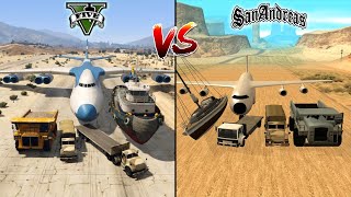 GTA 5 VS GTA SAN ANDREAS - WHICH IS BEST FOR TRANSPORT?