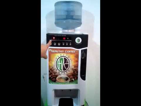 Healthy Coffee Toluca - Maquina despachadora - YouTube