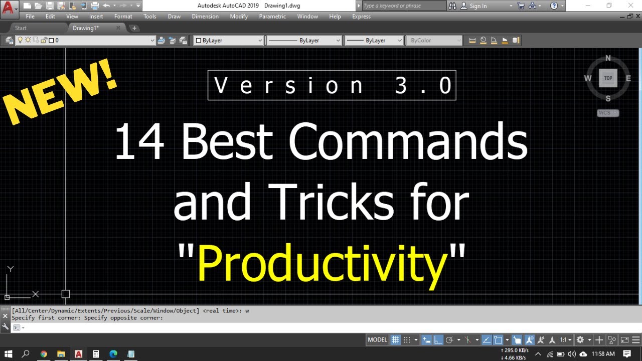 Good command. Best Tips for AUTOCAD.