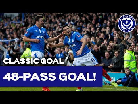 Is it Pompey or is it Barcelona? Gary Roberts' goal vs. AFC Bournemouth football score