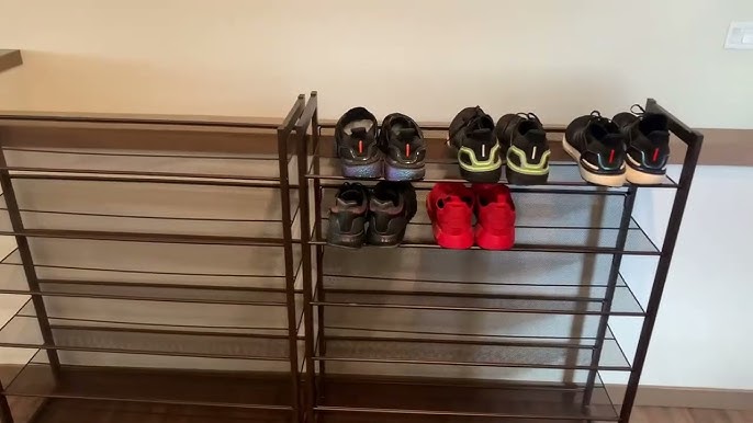 9 Tiers Metal Shoe Rack Organizer,50-55 Pairs Large Tall Shoe