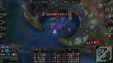 TSM Bjergsen Orianna QUADRA KILL   151110