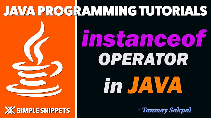 instanceof Operator in Java with Theory and Program Example