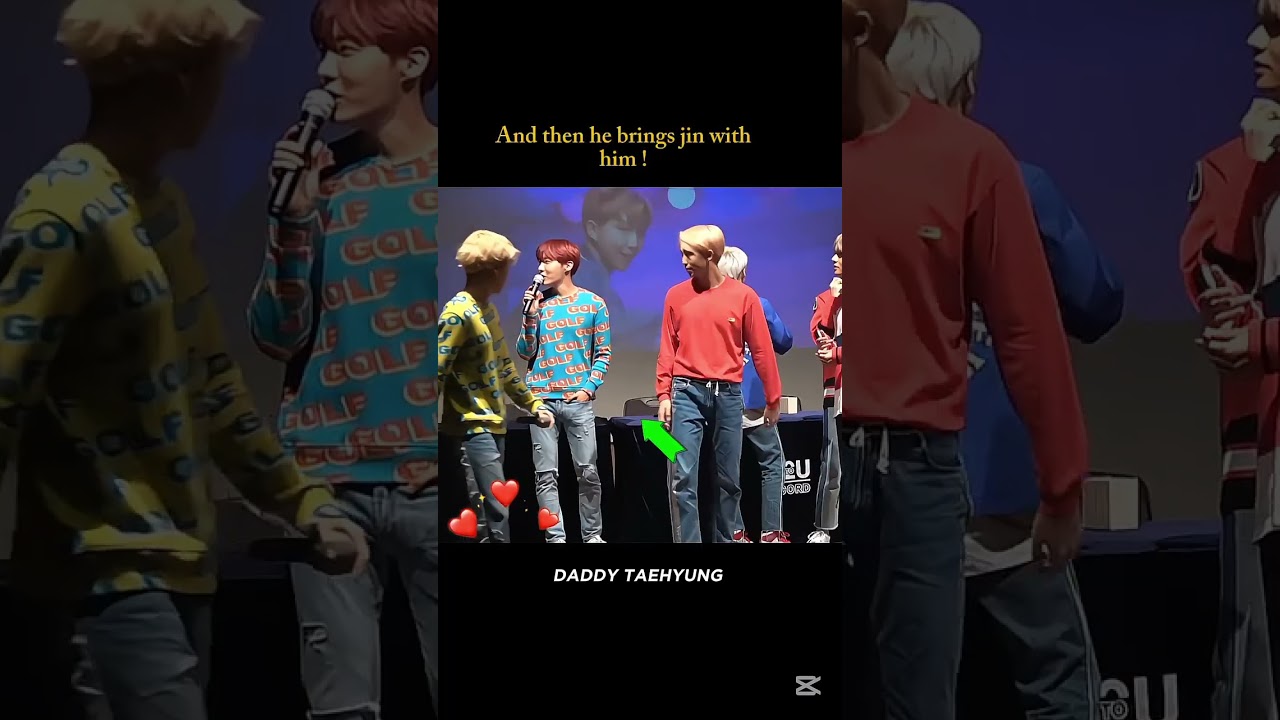 When Jin was not feeling well and everyone take care of him 😩"