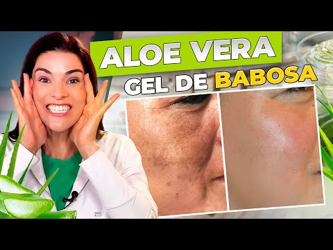 CLAREIA MANCHAS e Trata RUGAS e Pele Caída - 2 Receitas com BABOSA