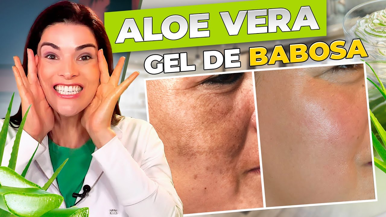 CLAREIA MANCHAS e Trata RUGAS e Pele Caída - 2 Receitas com BABOSA