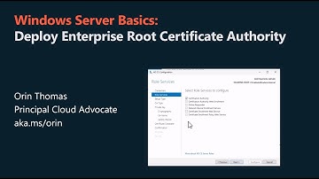 Deploy Certificate Services & Enterprise Root Certification Authority on Windows Server 2025