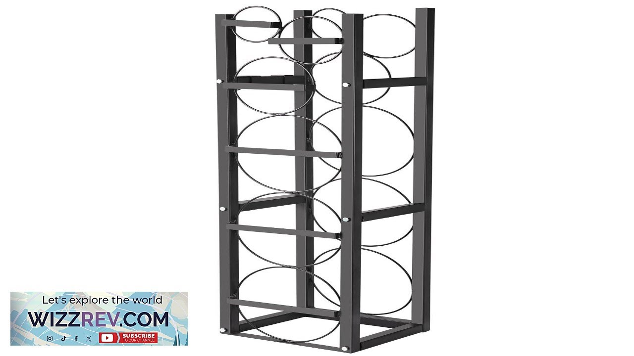 Garvee Refrigerant Tank Rack 3x30lbs and Other 3 Saving Space Cylinder Tank