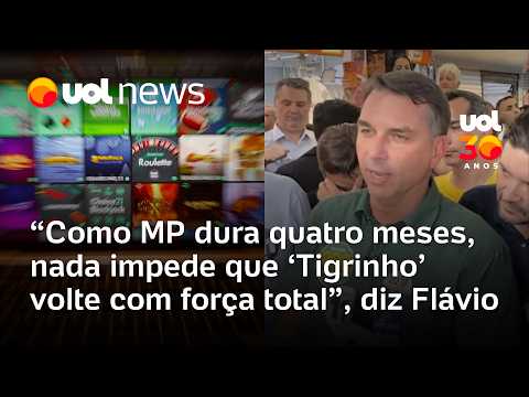 Flávio Bolsonaro says that since the provisional measure on betting sites only lasts 4 months, no...