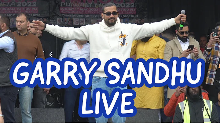 GARRY SANDHU - 4K - Famous Punjabi Mela - Southall - 1st May 2022 - Norwood Green