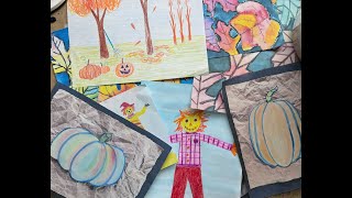 Fall Art Projects for Elementary Art Classes