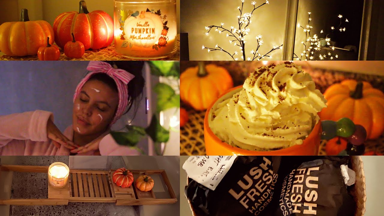 روتيني المسائي وقت الخريف 🍂 إسترخاء + هدوء ✨ | Cosy Fall Pamper Night Routine 🍁