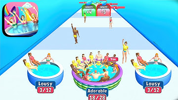 Hottub Run ​- All Levels Gameplay Android,ios (Levels 18-19)