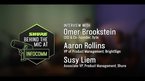 How the Open AV Cloud Initiative is Transforming the AV Industry | Shure