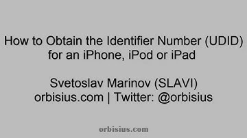 iOS apps: How to Get Device Unique Identifier for iPhone, iPod or iPad
