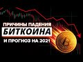 Реальные причины падения биткоина. Прогноз 2021.