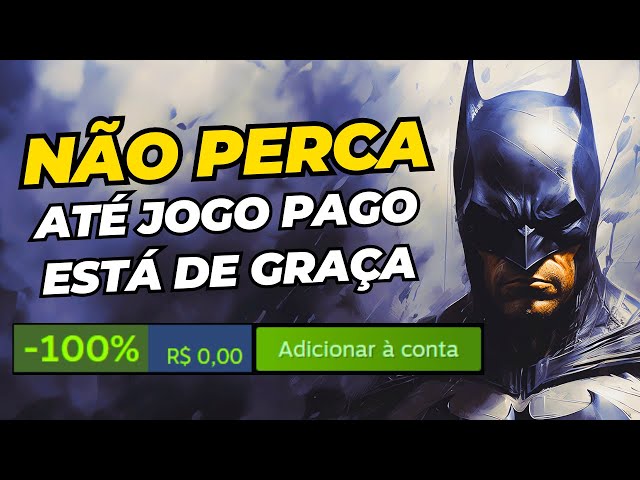 VOA! +3 jogos pagos DE GRAÇA, 11 Novos jogos GRÁTIS e promoções de jogos à  partir de 5 reais 