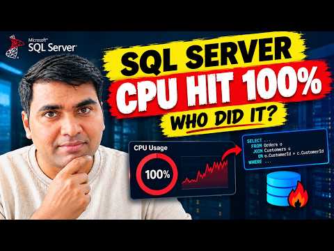 SQL Server CPU Hit 100% — I Found the Query