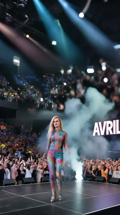 Avril Lavigne | Rock Princess Live Singing & Dancing #viralshort #avrillavigne #lyricsvideo