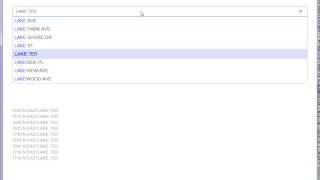 Google style autocomplete