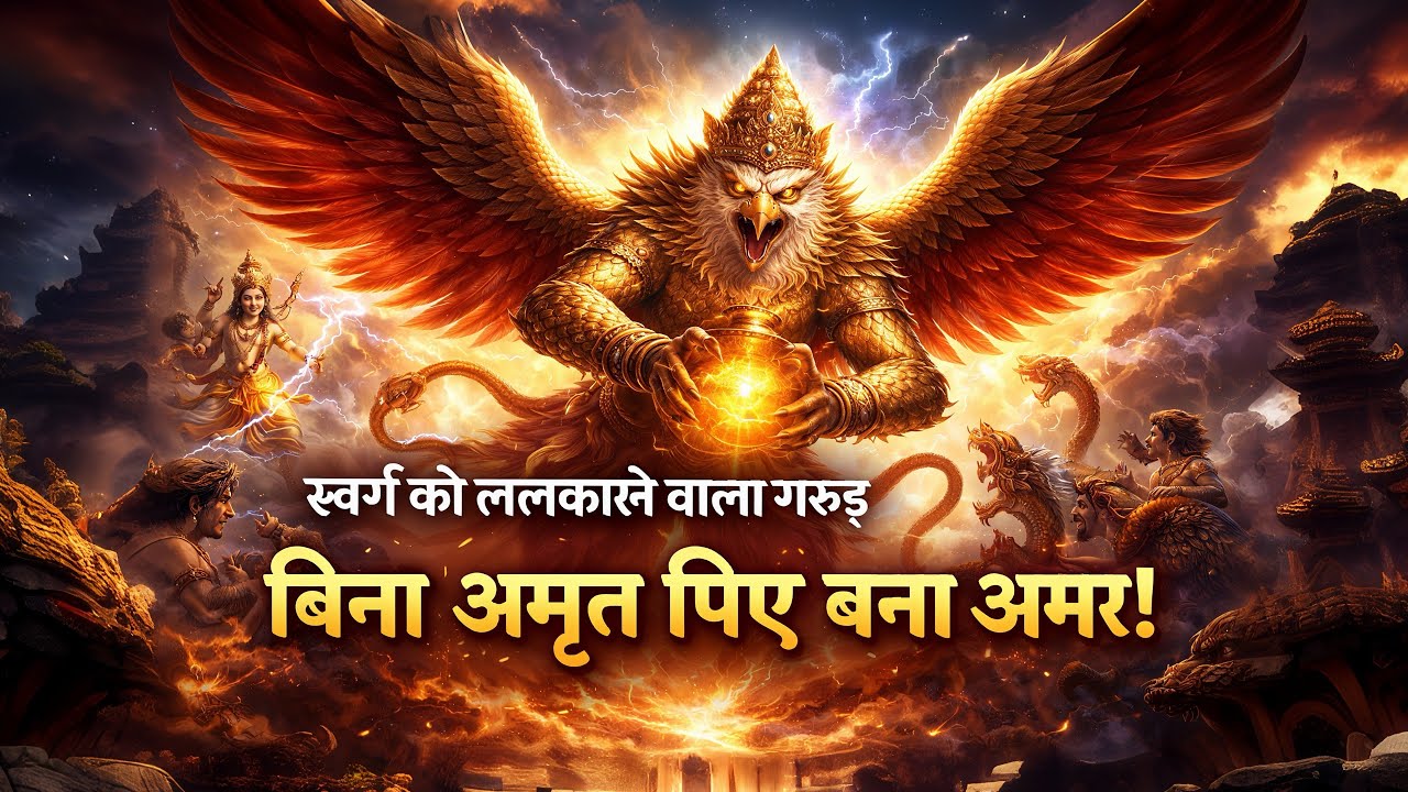 बिना अमृत पिए कैसे बना अमर? | गरुड़ की पूरी महाकथा | Garuda’s Immortal Story #aidocumentary #garuda