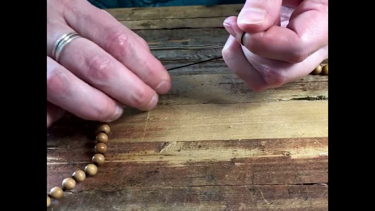 How to knot mala beads YouTube