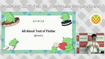 DroidKaigi 2019 - All About Test of Flutter / kikuchy [JA]
