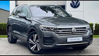 Approved Used Volkswagen Touareg R-Line 3.0TDI 286PS in Silicon Grey | GJ21ZDX | Wrexham Volkswagen