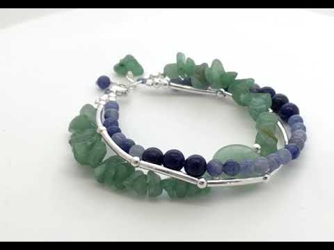 Making a Gemstone Bracelet - YouTube