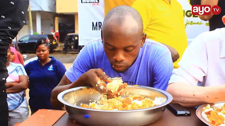 VIDEO: JAMAA ATUMIA DAKIKA 8 KULA WALI NA NYAMA KILO MBILI, APATA LAKI MOJA