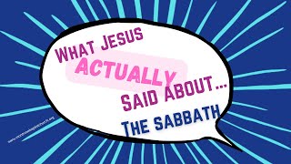 What Jesus Actually Said About The Sabbath // Pastor Jason Platt