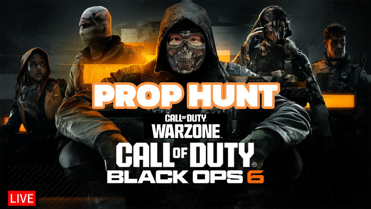 🔴LIVE - PROP HUNT AND WARZONE - BLACK OPS 6 - PS5 - YouTube