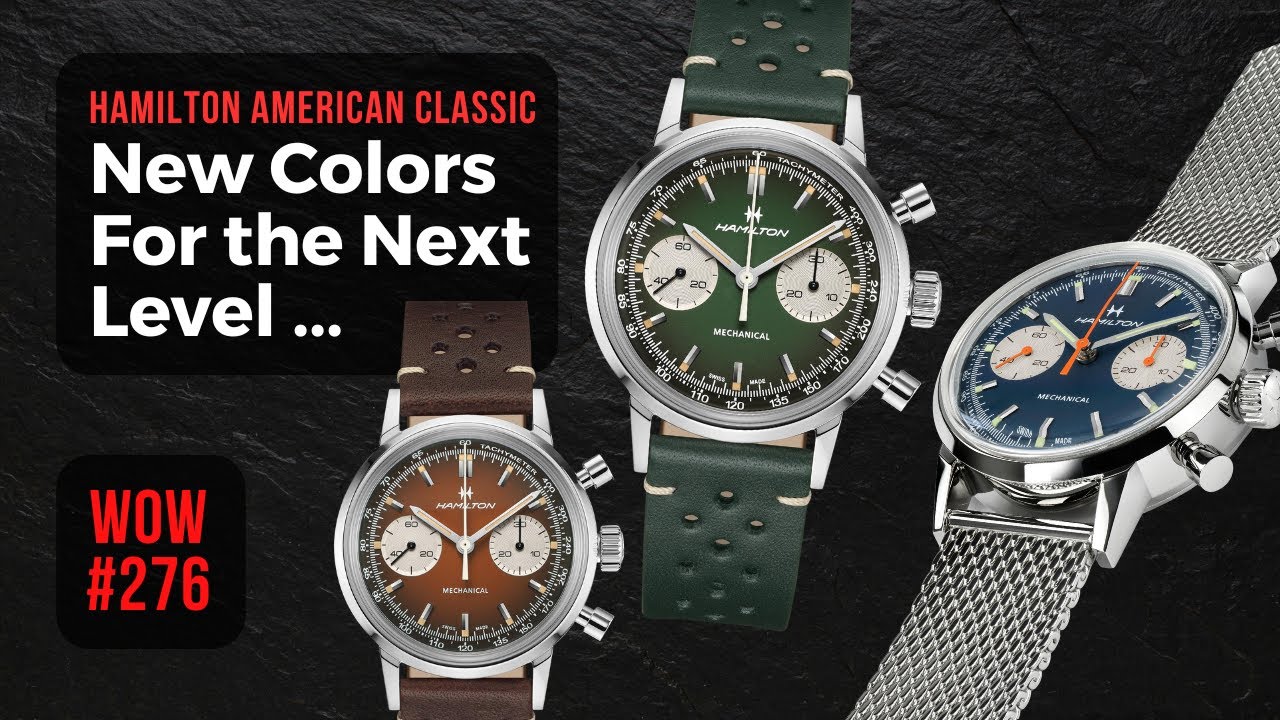 Сильнее, чем когда-либо! Hamilton American Classic Chronograph H // Часы недели, выпуск 276