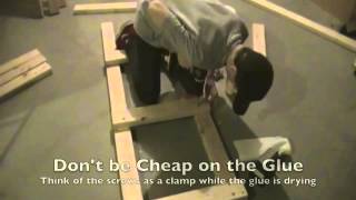 How to Build Wood Shelves (For a Garage or Basement) This video discusses how to build wood shelves. I used 15 2x4s and 2 sheet of 3/4" Plywood 4