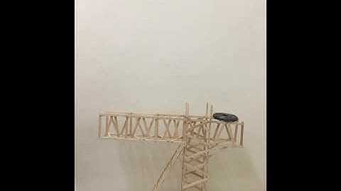 UNIKL MIMET // ASSIGNMENT CRANE USING ICE CREAM STICK