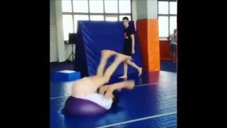 Double Backflip On Exercise Ball