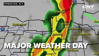 Severe thunderstorms and gusty winds before snow returns