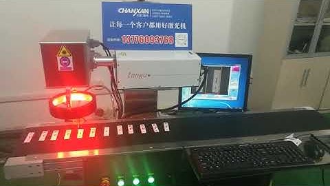 Flying CCD Camera Positioning Laser Marking Machine