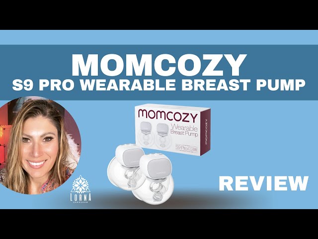 Momcozy S9 Pro Hands-Free Breast Pump LED Display 2 Modes 9 Levels Gray 2  Pack